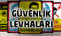 teneke sac, güvenlik, levhaları